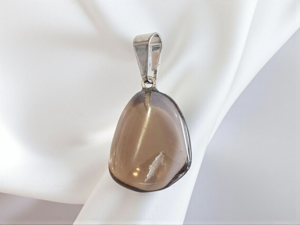 pendentif quartz fumé